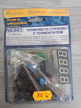 Termometr cyfrowy z termostatem