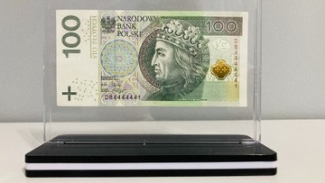 100 zł banknot DB4444441
