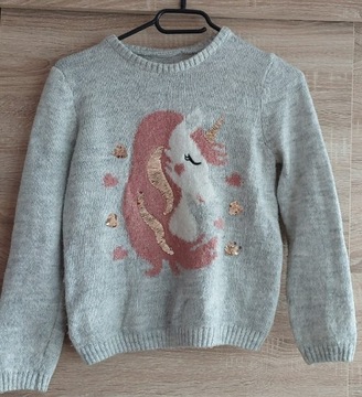 Modny sweter 128-140r