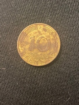 10 Pfennig 1971 RFN Niemcy moneta
