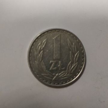 Moneta 1 zł PRL 2 szt. z 1984 roku,mennicze