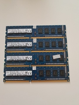 Pamięci RAM hynix po 4GB każda 
