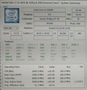 Procesor Intel Core i5-2500K LGA1155