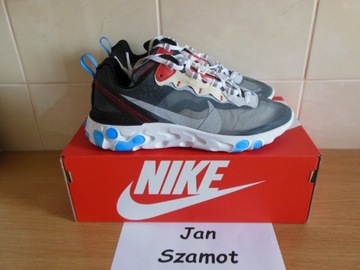 40,5 Buty Nike React Element 87 Dark Grey / Blue