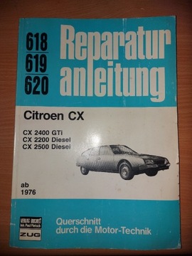 Instrukcja napraw Reparatur Anleitung Citroen CX.