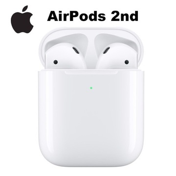 Apple AirPods 2 SŁUCHAWKI bezprzewodowe iPhone NEW
