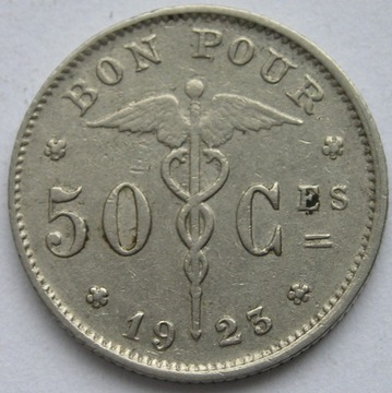 Belgia 50 centimes 1923