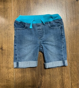 Krótkie spodenki jeansowe elastyczne r104