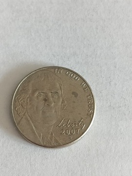 USA 5 cent 2007 D 