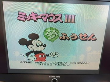 Katridż Dyskietka Mickey mouse 3 III zła naklejka Sprawna!