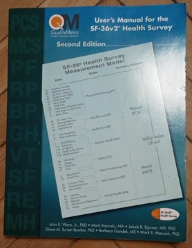 User's Manual for the sf-36v2 Health Survey Second