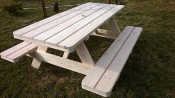 Stół ogrodowy drewniany piknikowy WYSYŁKA