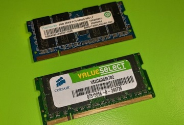 Pamięć RAM laptop so-dimm DDR2 2x2GB
