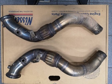 BMW F10/F11  Turbo downpipe zestaw Right - Left