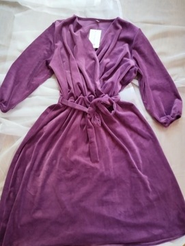 Piękna fioletowa sukienka! Rozmiar 46