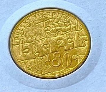 2zł - Sierpień 80 - 2010 r - mennicza