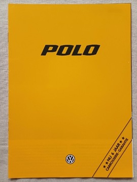 Prospekt Vokswagen Polo. 1979r. UNIKAT