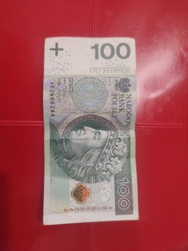 Banknot 100 zł unikatowy 