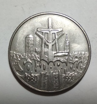 10000 zł Solidarność 1980-1990 1990r