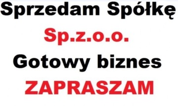 Sprzedam spółkę z o.o.