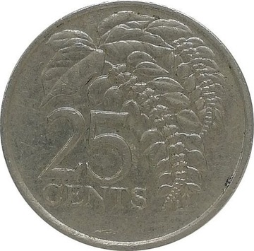 Trynidad i Tobago 25 cents 1998, KM#32