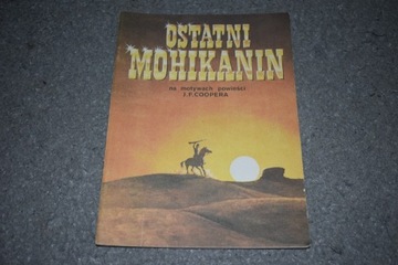 Ostatni Mohikanin komiks PRL Horvath BDB-