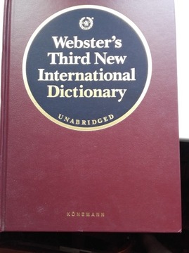 Websters third new international dictionary