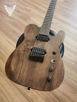 Gitara lutnicza 7 strun. Kiedo Guitars + futerał