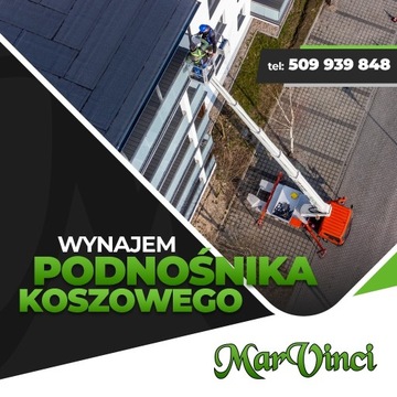 Wynajem podnośnika koszowego 27 metrów Chojnice 