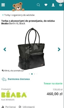 Torba do wózka BÉABA 3w1Berlin XL. 50% taniej.