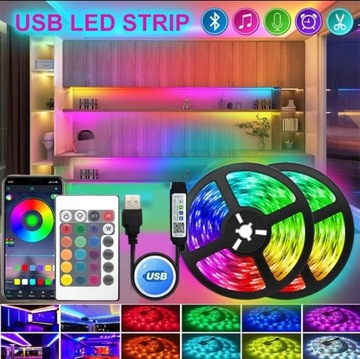 TAŚMA LED RGB 5M !PROMOCJA! NOWA Ledy WYPRZEDAZ