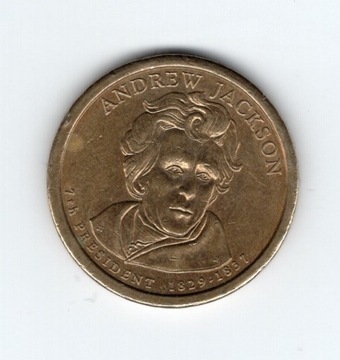 USA 1 dolar, 2008 - Andrew Jackson