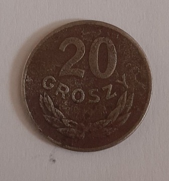 MONETA 20 GROSZY 1949 Z PRL