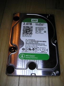 Dysk 2TB WD Caviar Green SATA III 3,5" WD20EZRX