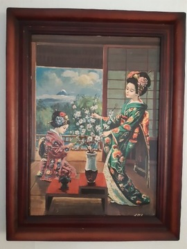 Reprodukcja obrazu J. Pifarre Ikebana 