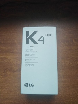 Nowy LG K4 2017 Lte Dual Sim M160E Black orginalny