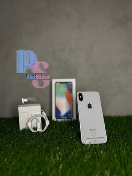 Promocja! iPhone X 64GB Silver, Bateria 91%