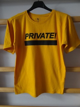 REPORTER YOUNG _ t_shirt_ żółty_ PRIVATE_ r.164