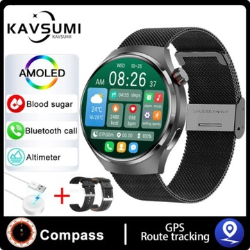 GT4 PRO Smart Watch czarny