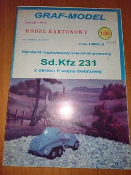 Model kartonowy Graf Model Sd Kfz 231