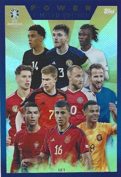 TOPPS MATCH ATTAX EURO 2024 LIMITED INVINCIBLE LE1