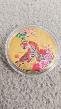 Tygrys + tiger +chiński zodiak +piękne KOLORY