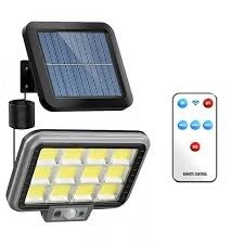 LAMPA SOLARNA CZUJNIK RUCHU ZMIERZCHU LED COB 250W