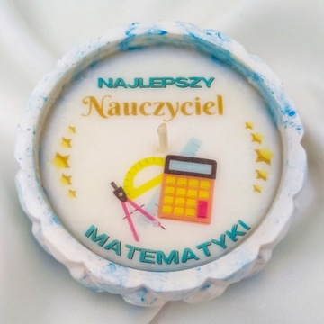 Najlepszy nauczyciel Matematyki / mini Świeca 