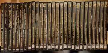 Sherlock Holmes - seria 25 płyt DVD 