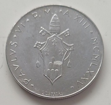 Watykan  - Paweł  VI 50 lira 1975r.