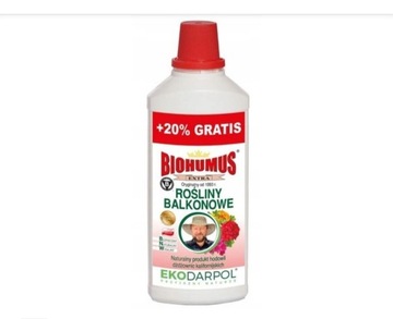 NAWÓZ BIOHUMUS EXTRA ROŚLINY BALKONOWE 1200ML