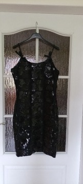 Sukienka czarna cekiny Karen Lucas for niki 