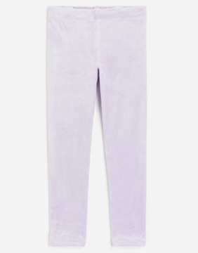 H&M Legginsy Getry Welurowe Ocieplane Roz. 122