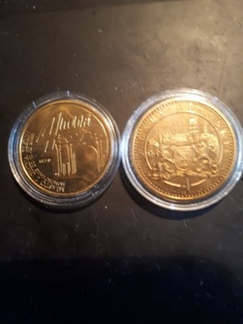 2 monety zastępcze hobki i talary